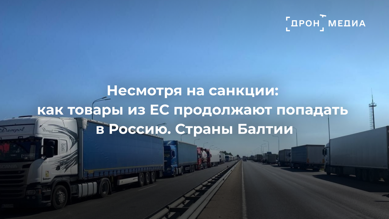 Несмотря на санкции: как товары из ЕС продолжают попадать в Россию. Страны Балтии